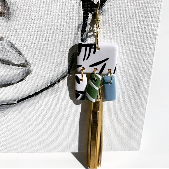 Handmade Tassel Earrings - Picture 3 of 5